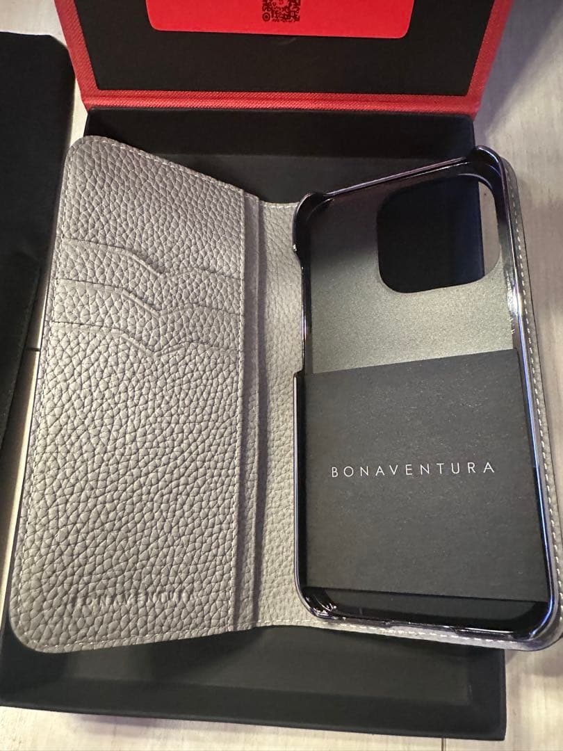 iPhone14 ケース　BONAVENTURA グレー　新品未使用