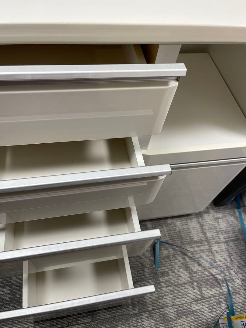 ニトリ　食器棚　幅80　クリスナ　80KB-WH