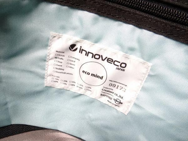 日本製 innoveco イノベコ トートバッグ 廃シートベルト エコプロダクト