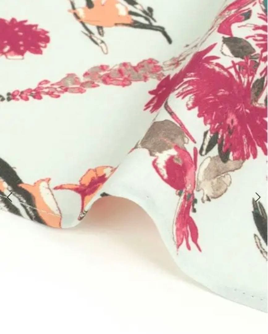 新品未使用　今期　激安　ヤマダヤ　Ample ボタニカルプリントシャツワンピース