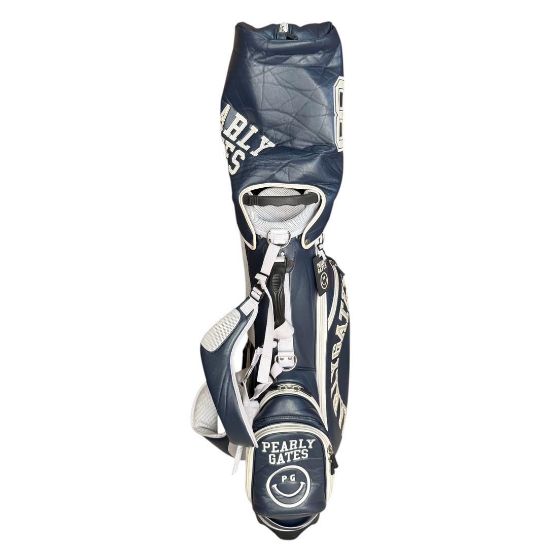 パーリーゲイツ キャディバッグ ネイビー 軽量 2WAY 希少 123-33