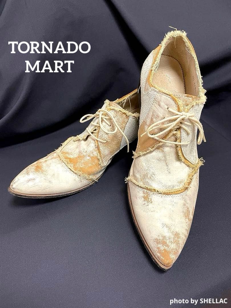 TORNADO MART USEDダメージ加工 ドレスシューズ