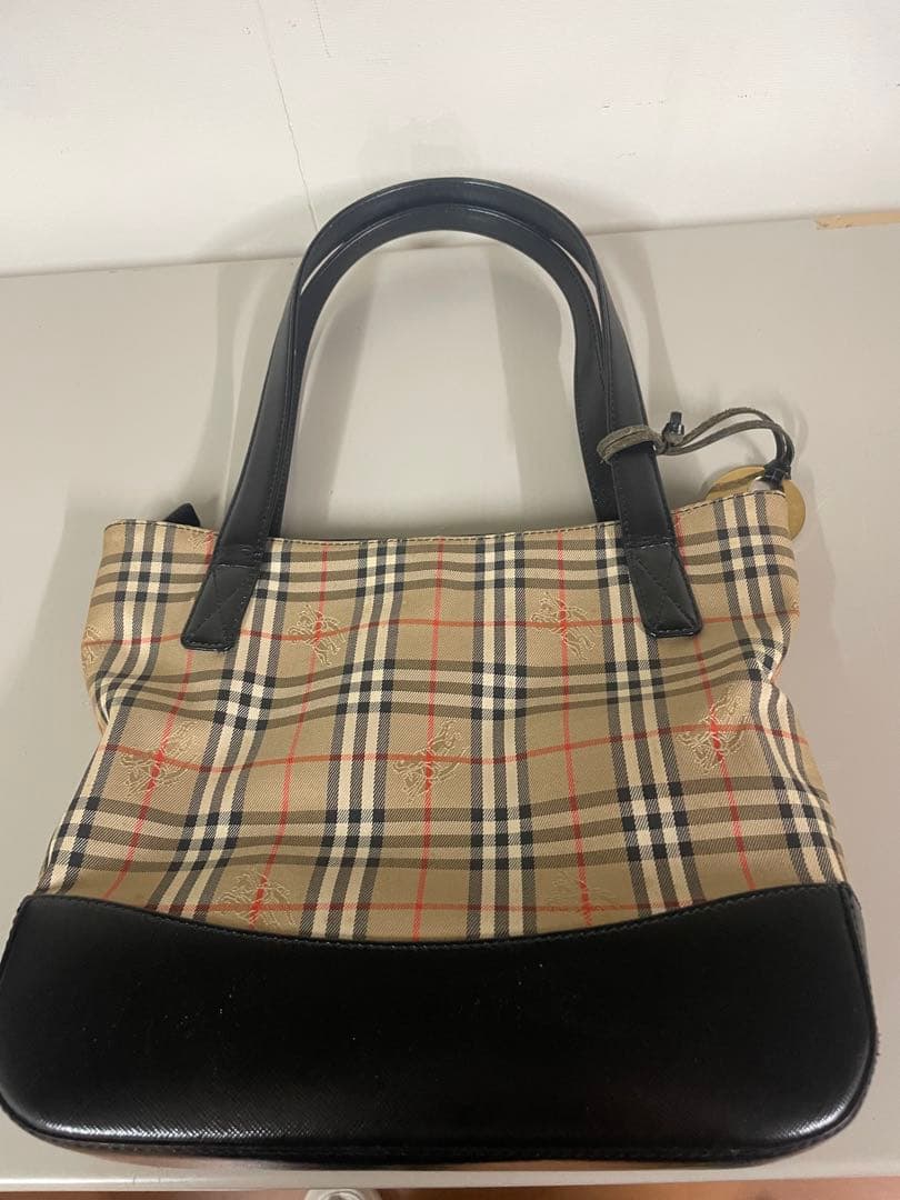 ❷美品 バーバリー バッグ チェック柄 大人気シリーズ