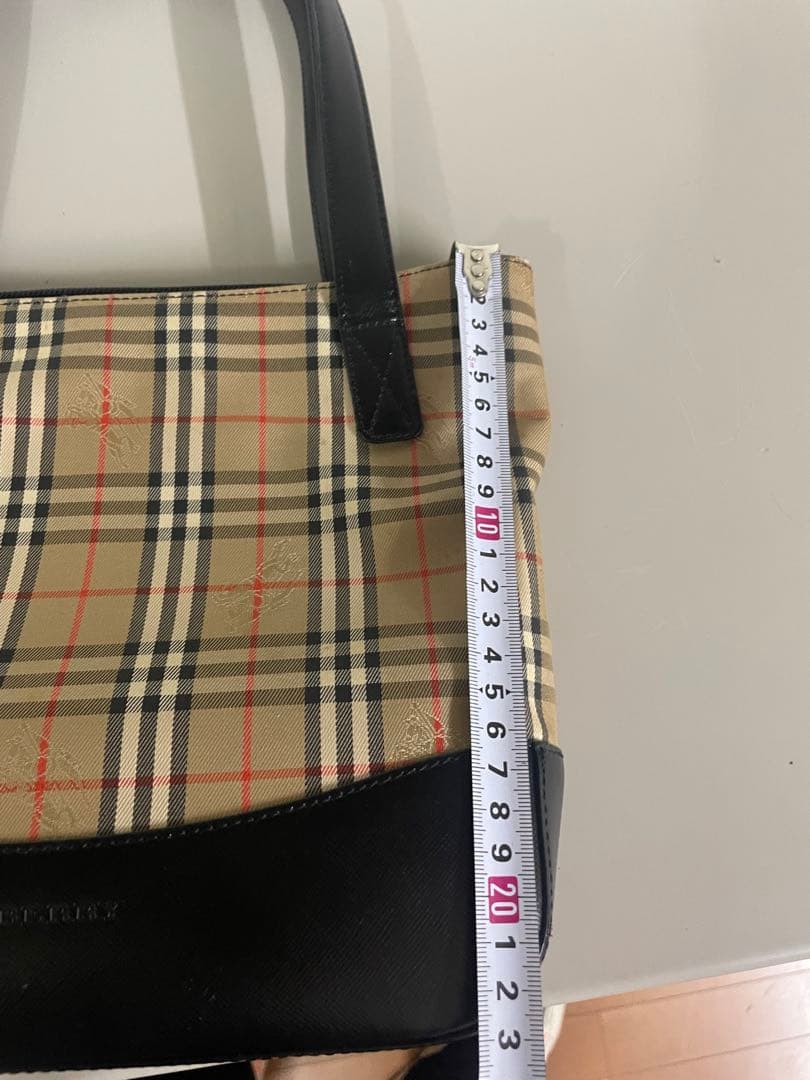 ❷美品 バーバリー バッグ チェック柄 大人気シリーズ