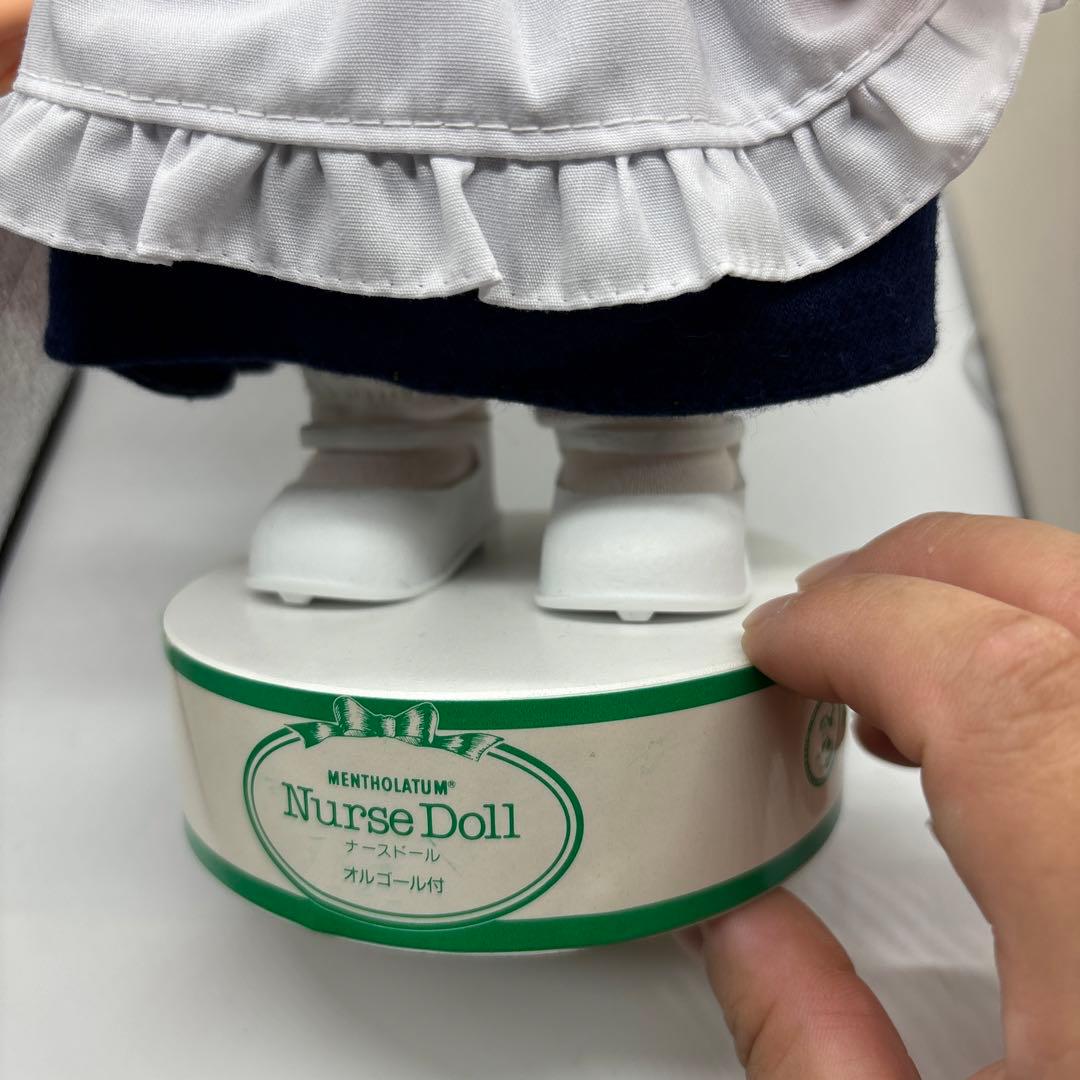 希少　メンソレータム ナースドール　オルゴール付き　30cm　ロート製薬　箱付き