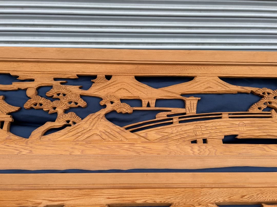 【中古品】 欄間 2枚