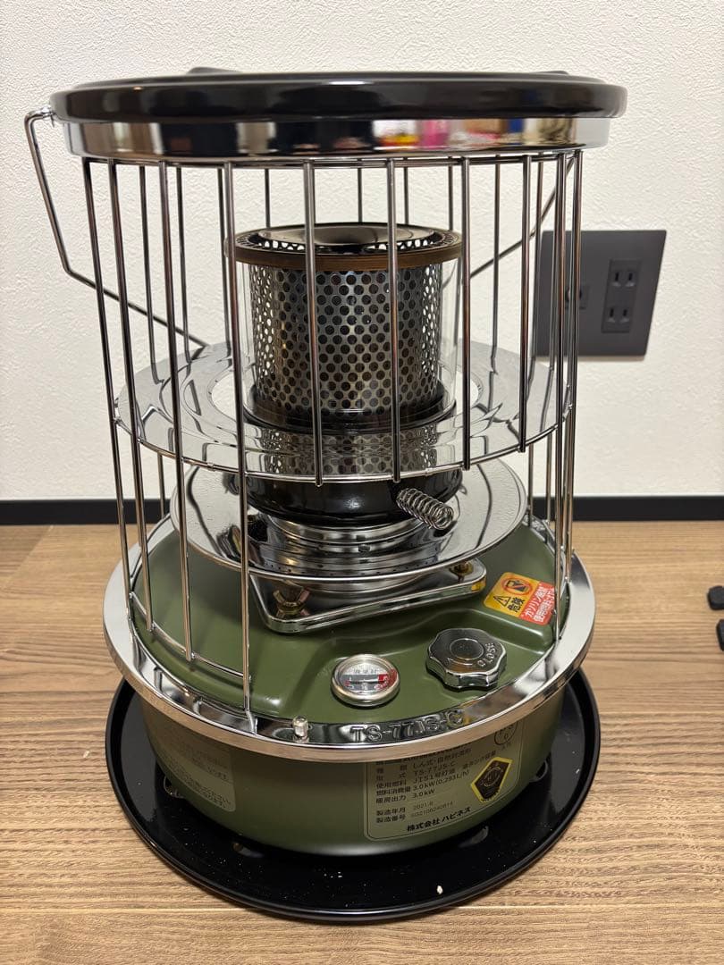 ALPACA 石油ストーブ TS-77JS-C 2021年製　ケース付