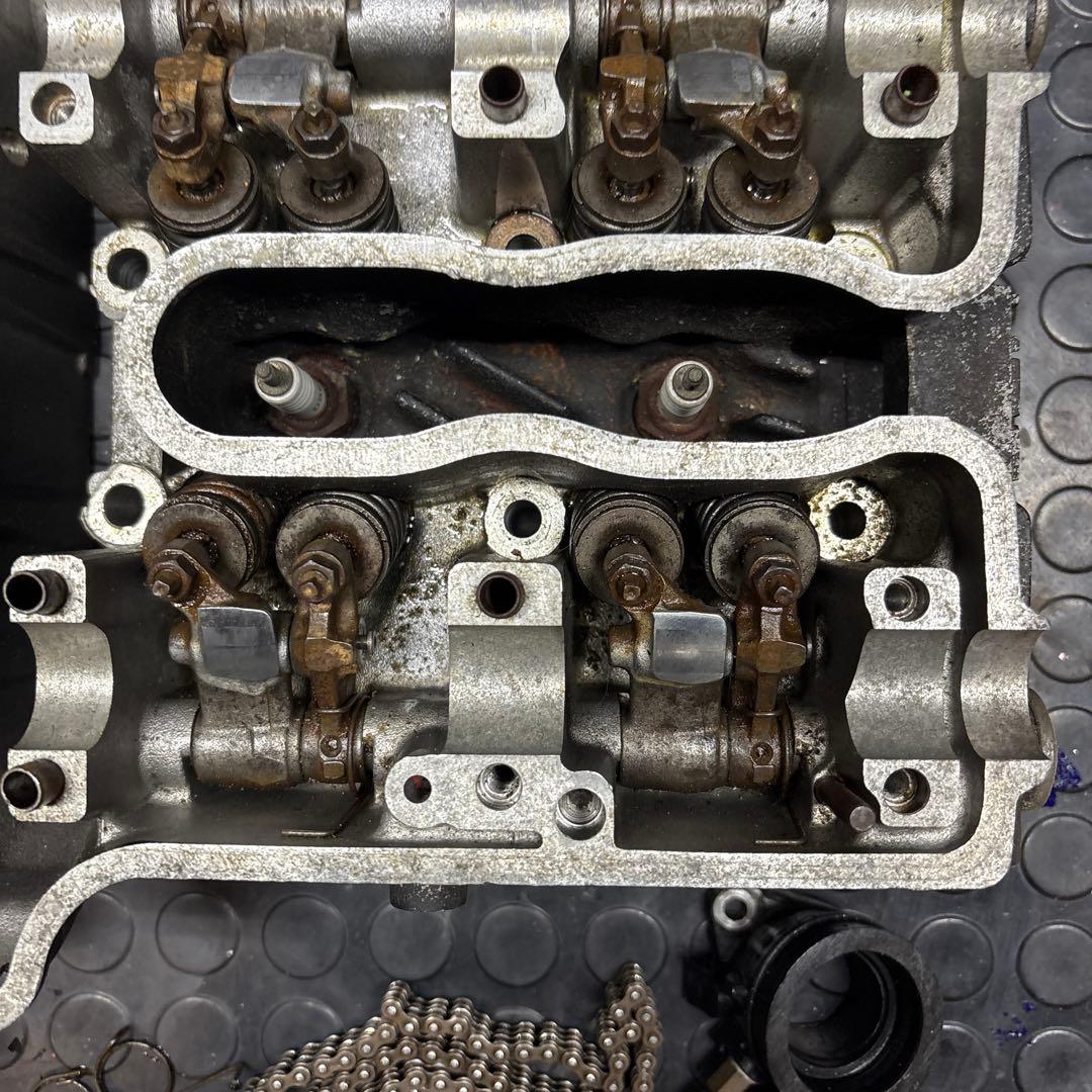 cbr400f CBR400F シリンダーヘッド