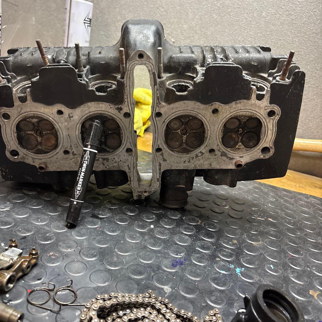 cbr400f CBR400F シリンダーヘッド