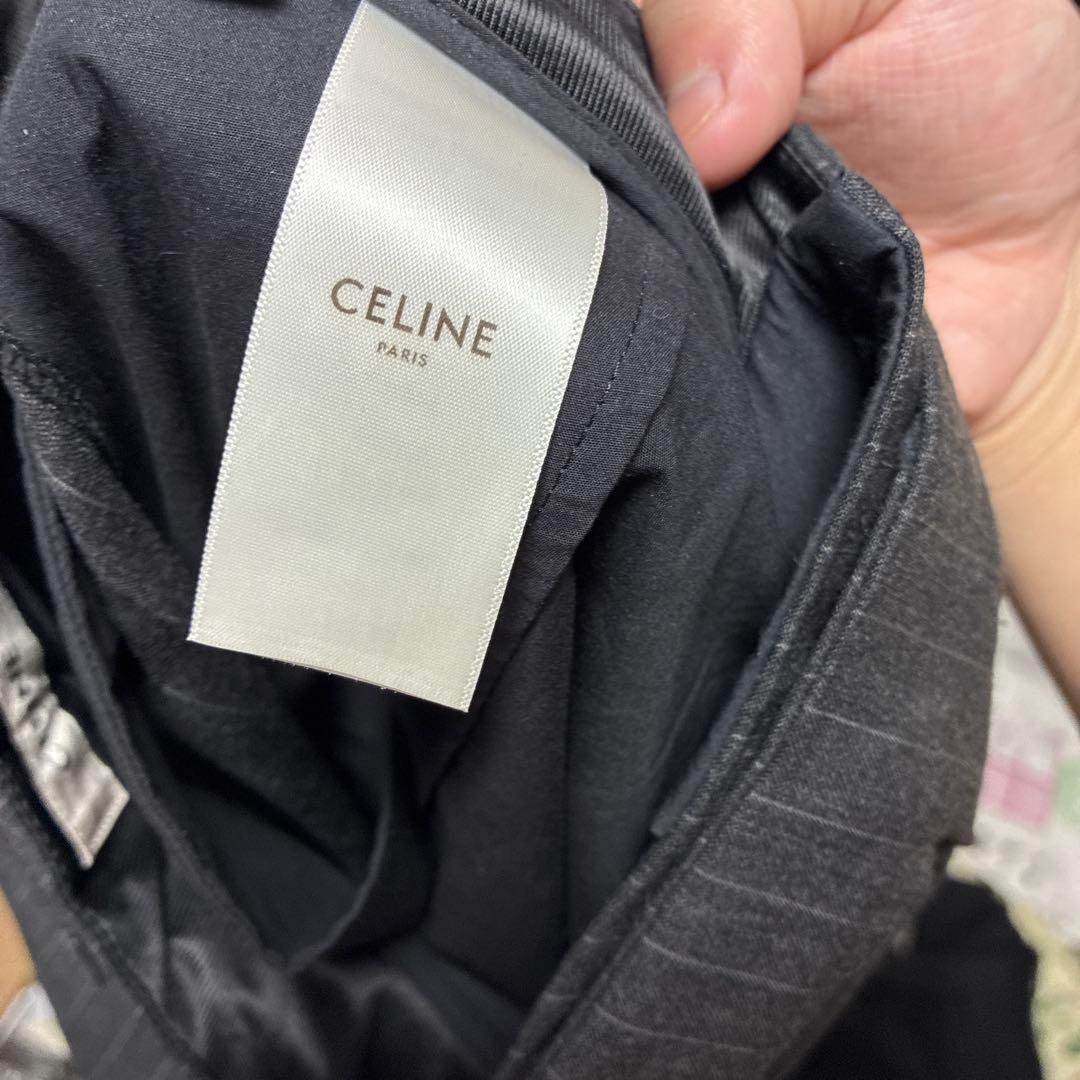 セリーヌ　エディ期　21ss クラシカルストライプスラックス　44