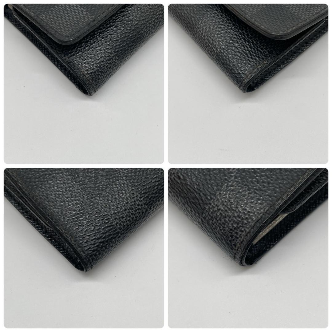 ルイヴィトン ミュルティクレ ダミエ グラフィット キーケース 6連 PVC 革