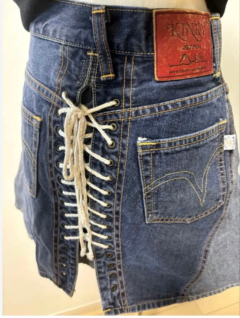 極美品❣️初期ヒステリックグラマー デニムミニスカート 90′sヴィンテージ