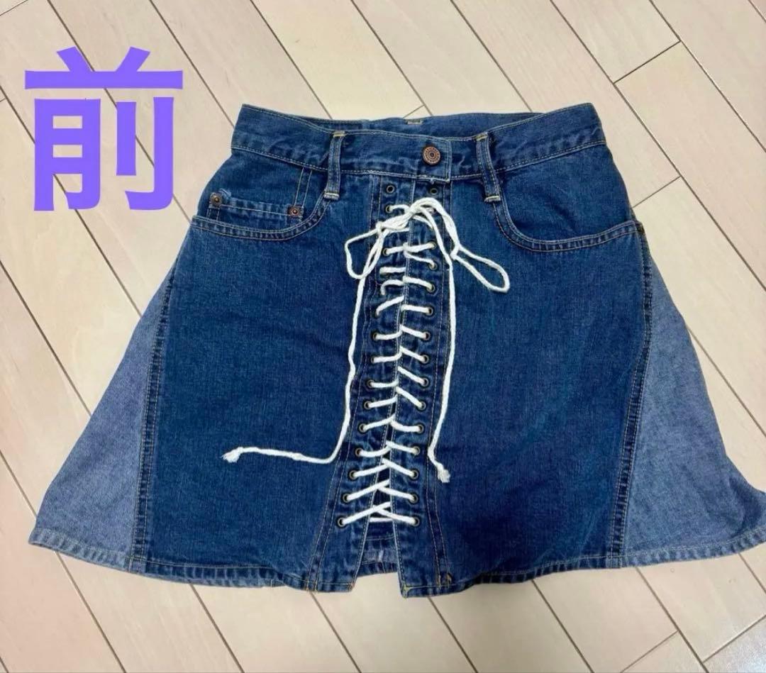 極美品❣️初期ヒステリックグラマー デニムミニスカート 90′sヴィンテージ