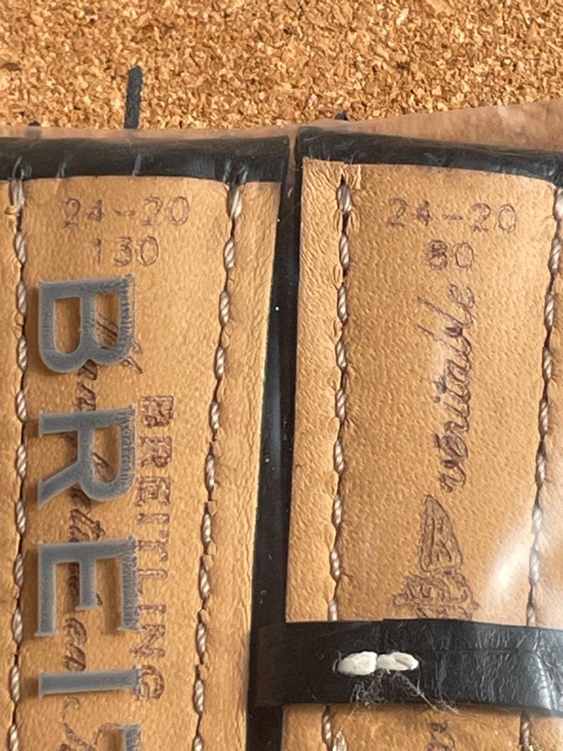 BREITLING ブライトリング純正レザーベルト 24-20 尾錠付き760P