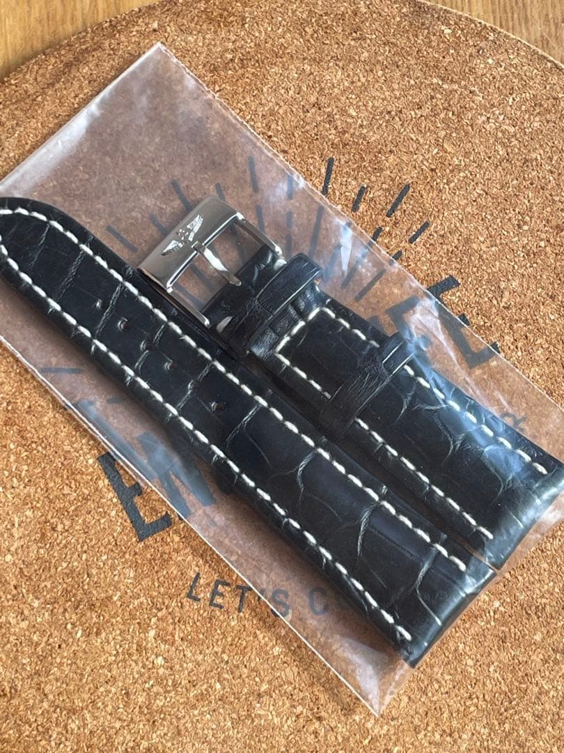 BREITLING ブライトリング純正レザーベルト 24-20 尾錠付き760P