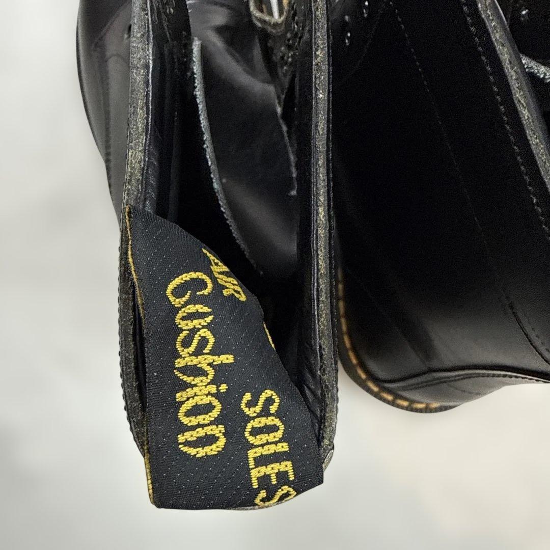 ドクターマーチン　レザーブーツ　ブラック　イングランド製　サイズ7 美品　紐なし