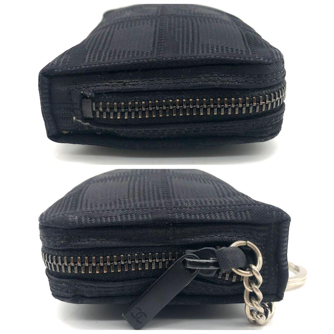 【美品】CHANEL ケース ポーチ ニュートラベル ココマーク ブラック
