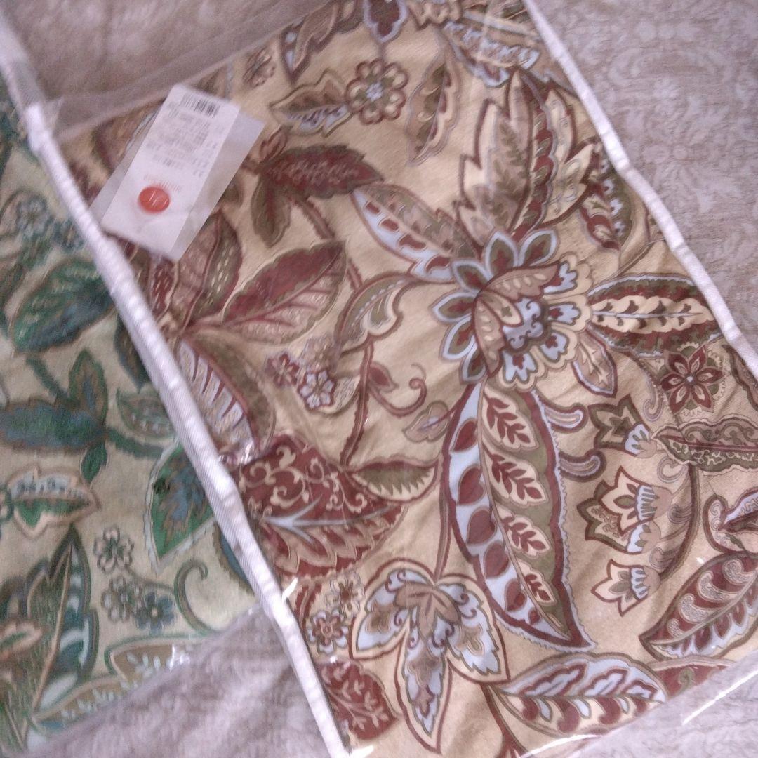 昭和西川　シルク敷きパッド　絹　　オリエンタルペーズリー　2枚