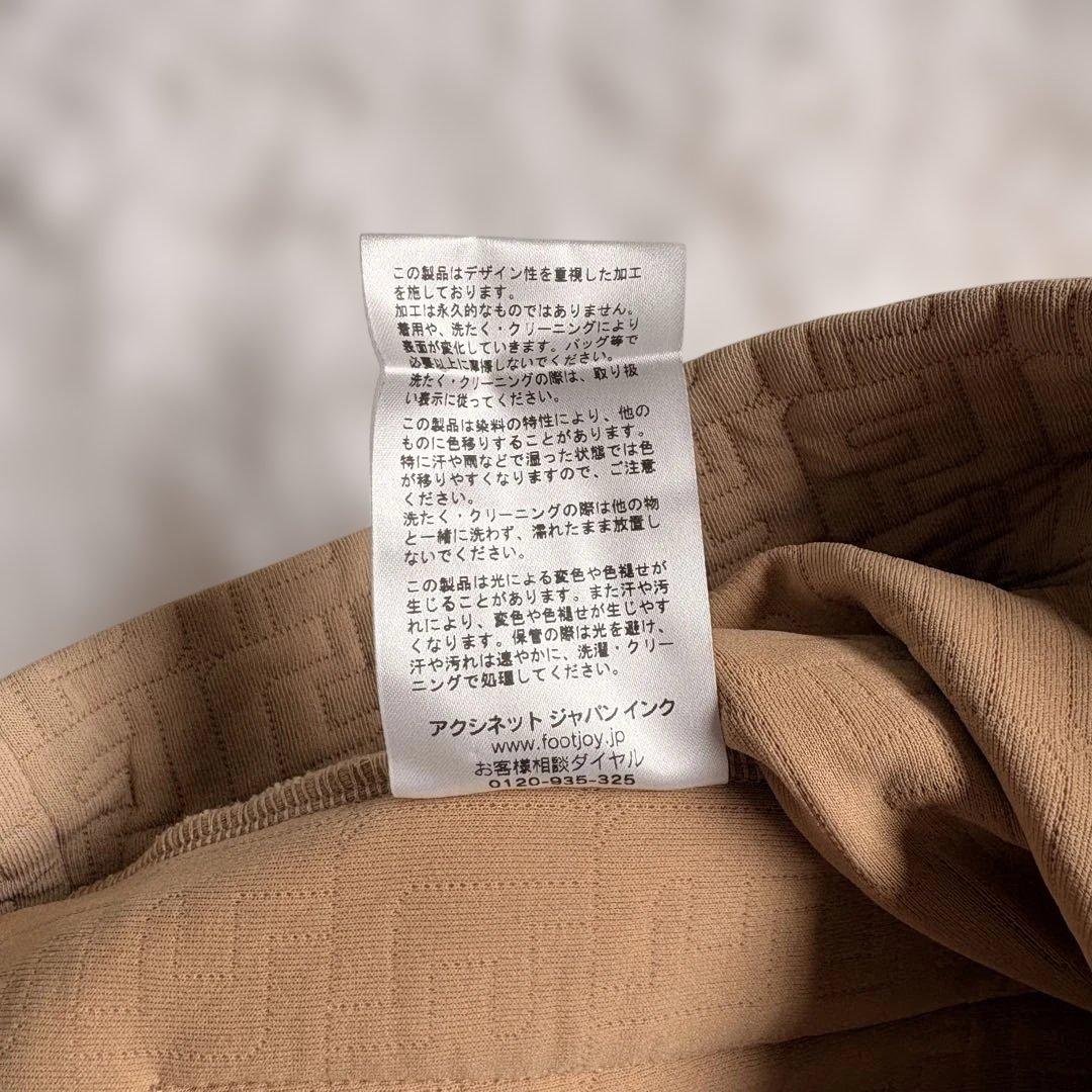 FOOTJOYフットジョイ　レディースゴルフウェア 上下セットM ベージュ