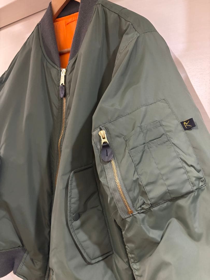 美品　ロスコ　ROTHCO オリーブグリーン MA-1 フライトジャケット