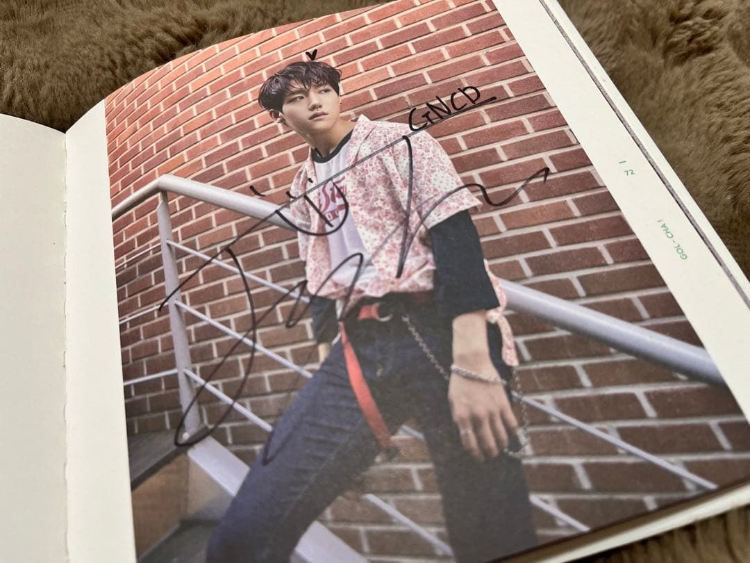 チャンジュン　直筆サイン入り　GOL-CHA!