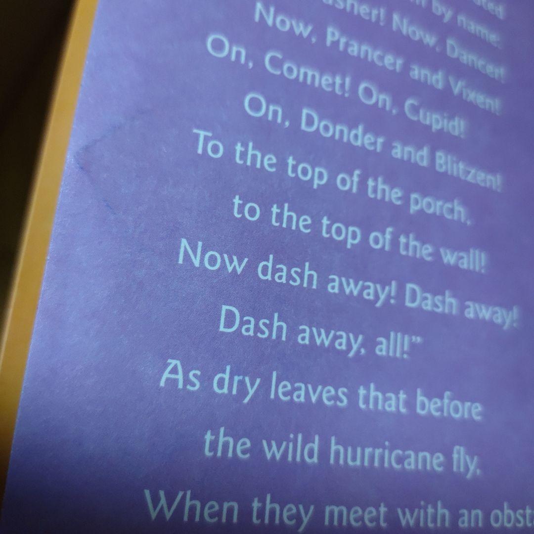 ロバートサブダ「ナイト・ビフォー・クリスマス」しかけ絵本　限定版　直筆サイン入り