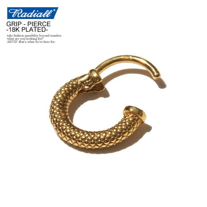 RADIALL ラディアル GRIP - PIERCE -18K PLATED-