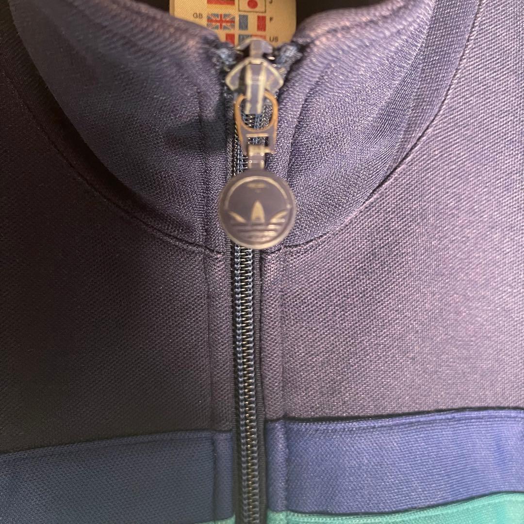 【絶妙配色カラー】アディダス80s 　刺繍ロゴ　万国旗タグ トラックジャケット