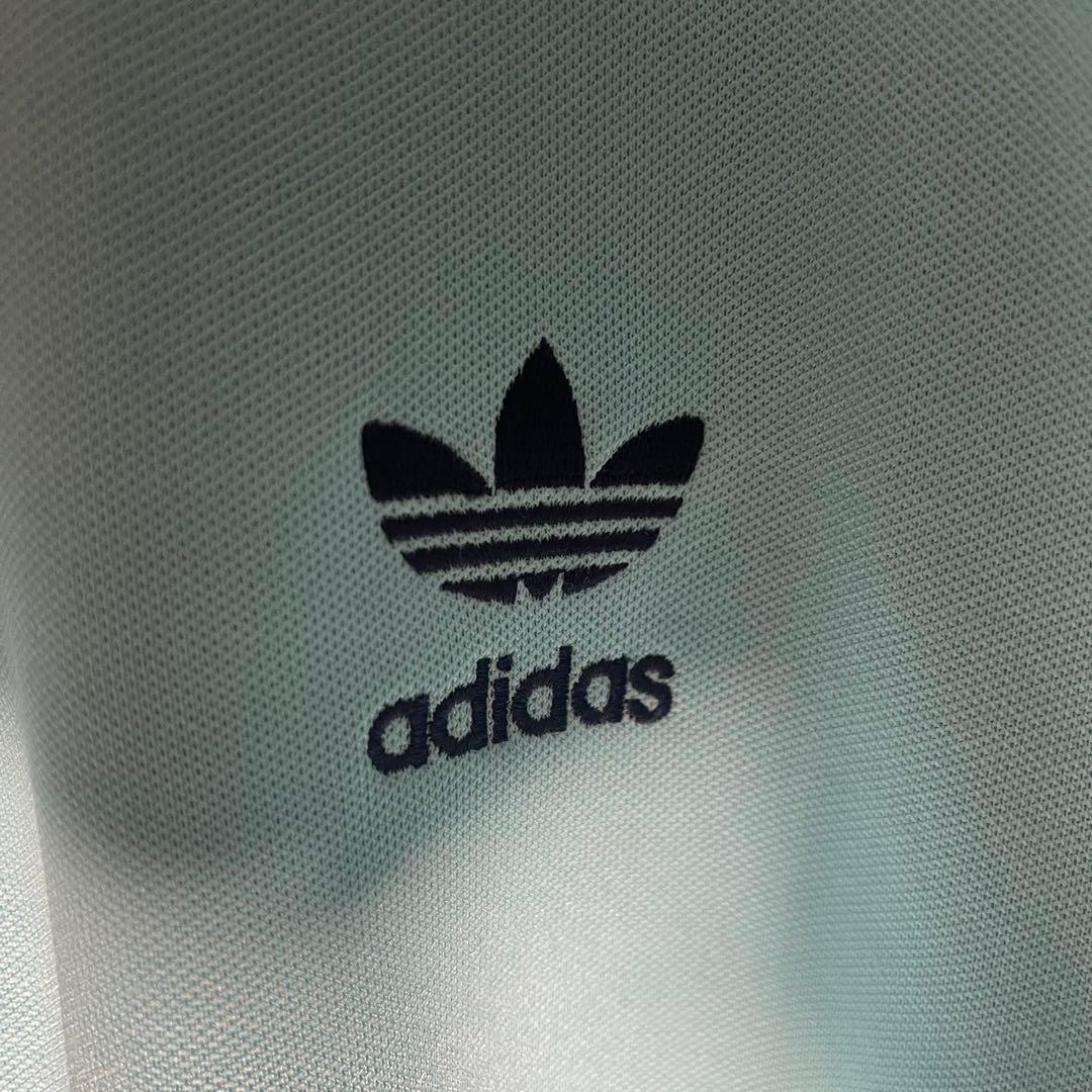 【絶妙配色カラー】アディダス80s 　刺繍ロゴ　万国旗タグ トラックジャケット