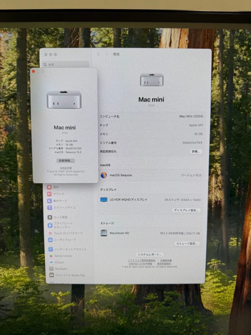 【美品】Mac Mini (M4 / 16GB / 256GB)