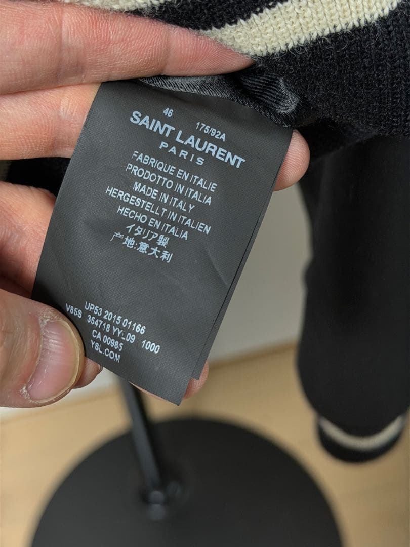 サンローラン テディジャケット ボンバー エディ スリマン