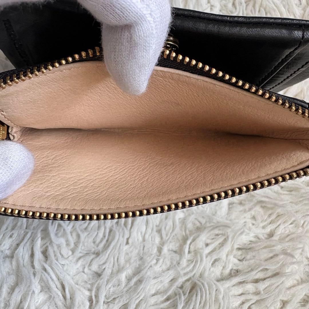 希少 美品 ポーター ソーク 二つ折り財布 コンパクトウォレット 黒