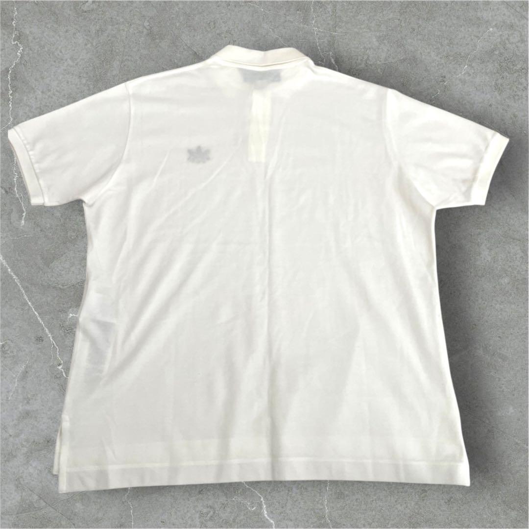 【美品】GUCCI x ADIDAS　ポロシャツ　白　グッチ　アディダス　半袖