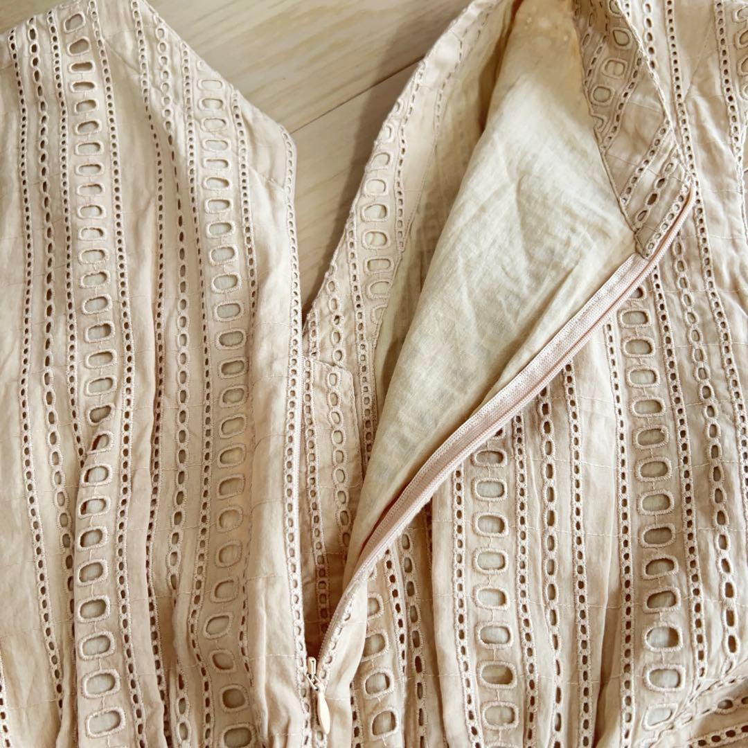 新品タグ付き　ヌキテパ　オールインワン　パンツ　ベージュ　Mサイズ