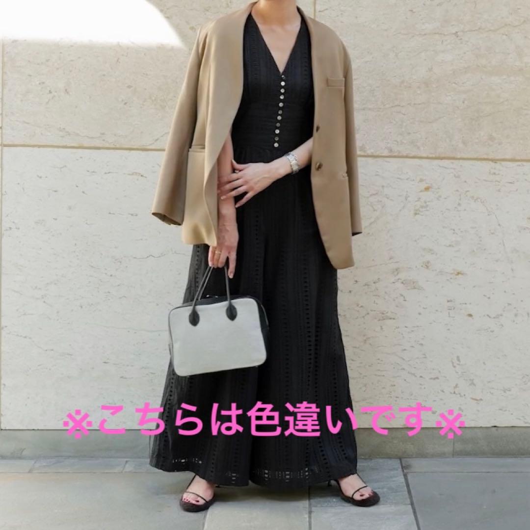 新品タグ付き　ヌキテパ　オールインワン　パンツ　ベージュ　Mサイズ