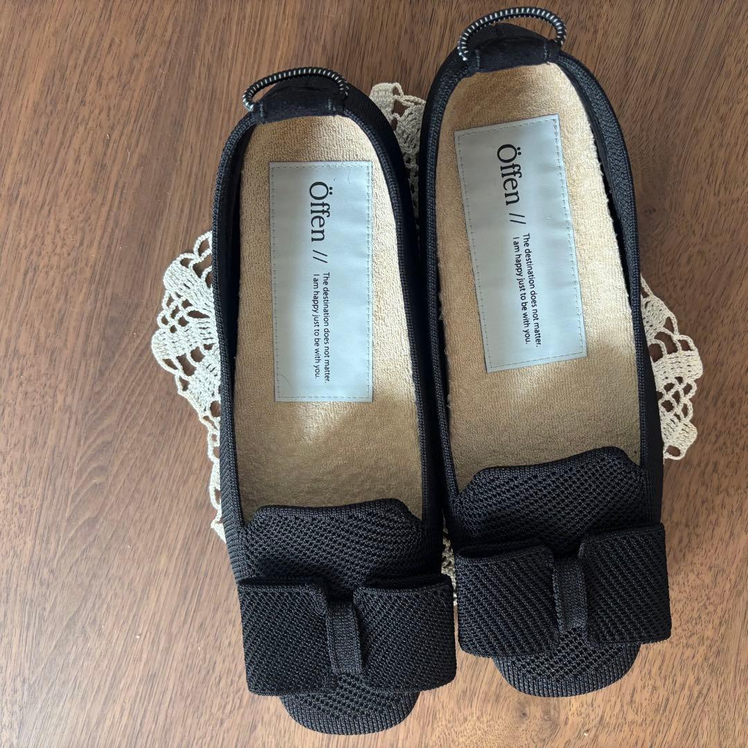 Offen オッフエン　square-RIBBON / BLACK 38