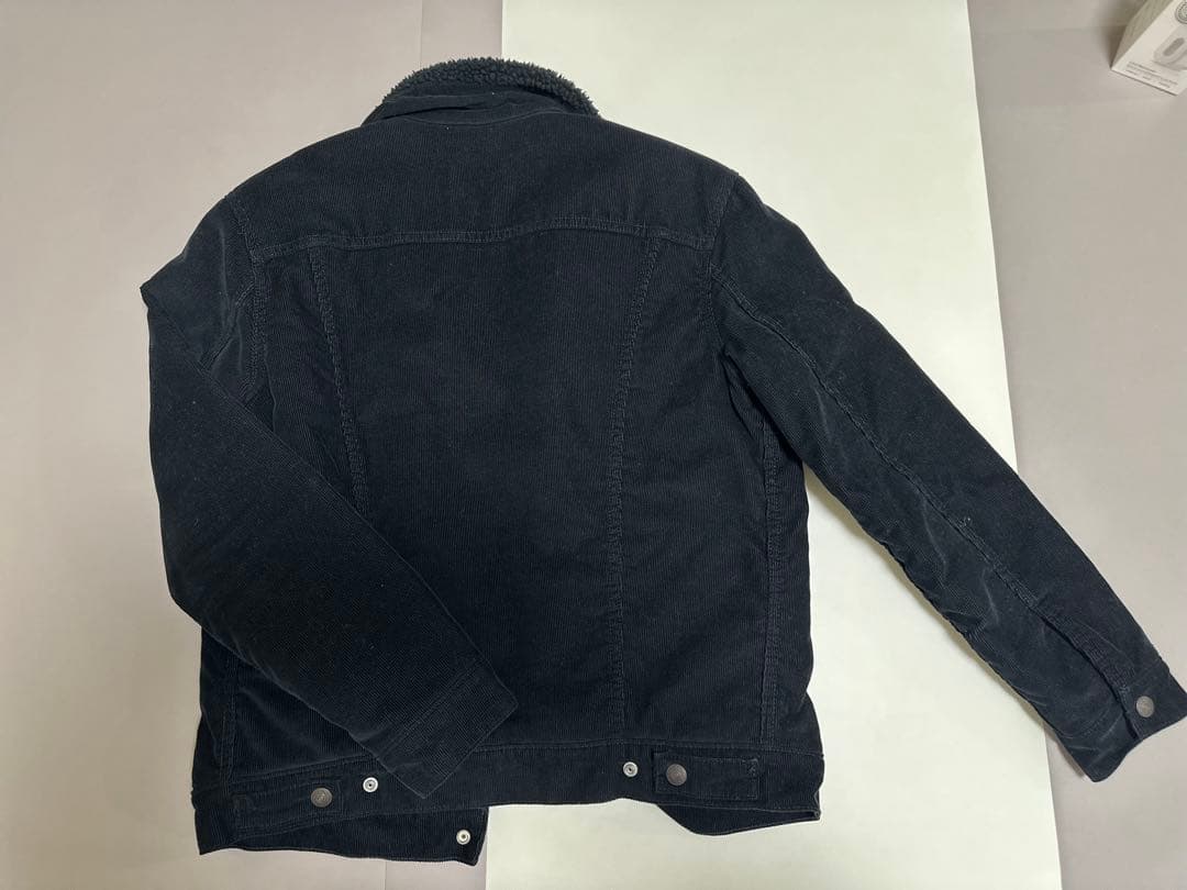 Levi's リーバイス コーデュロイボアジャケット ブラック ビッグE