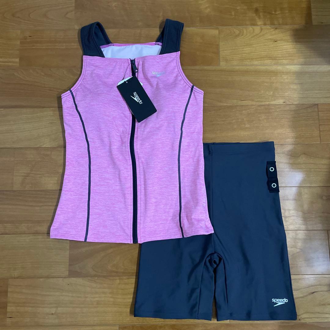 新品　Speedo スポーツ用水着セット L
