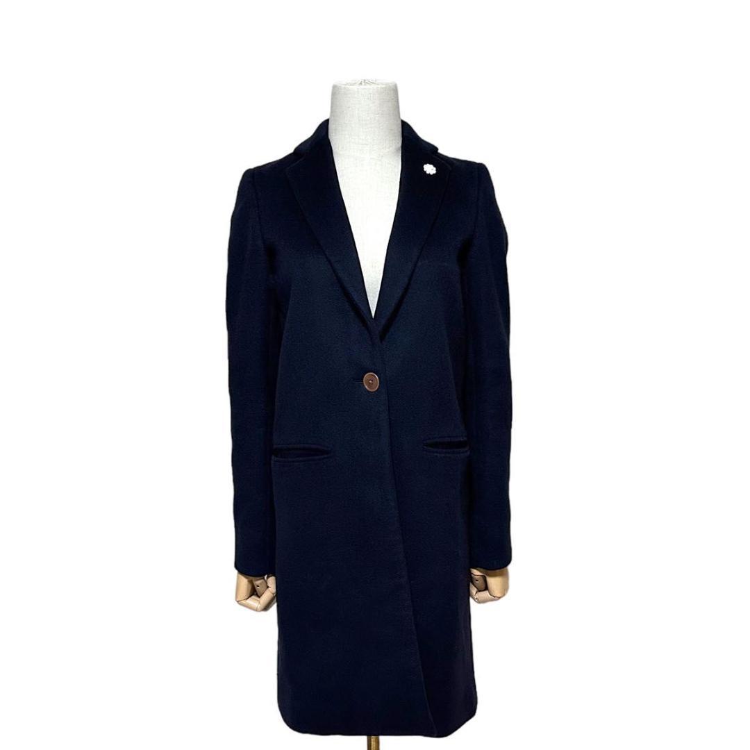 【美品】LARDINI カシミヤ100% チェスターコート