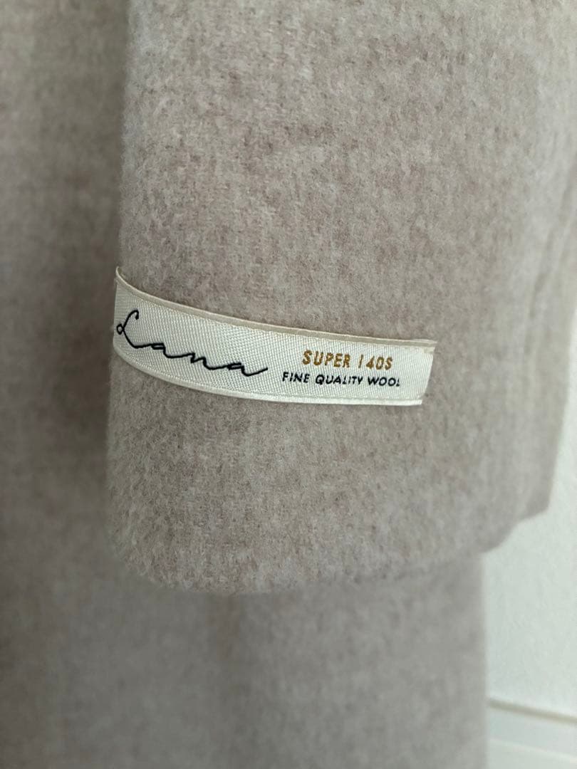 ちぃこさまLana ベージュ ロングコート ウール