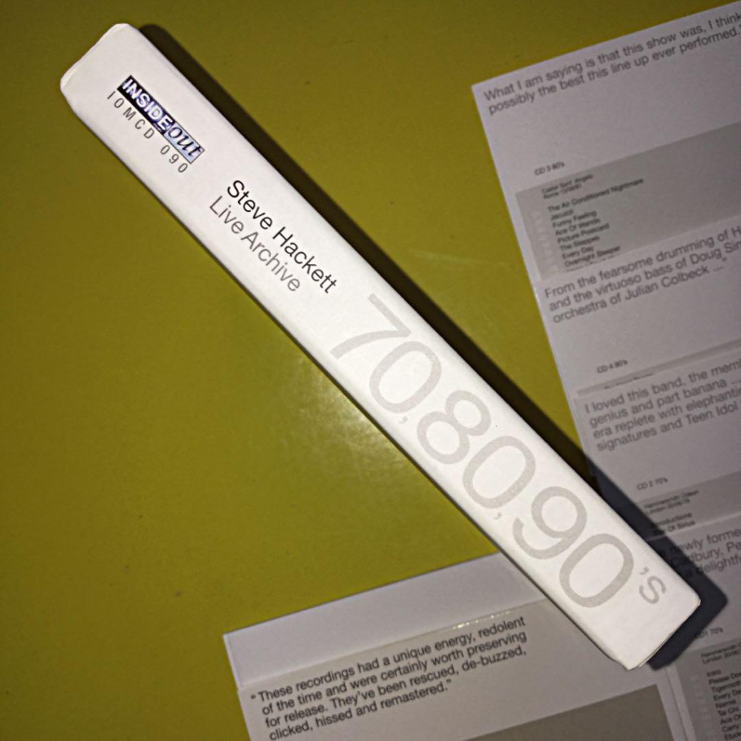 超貴重 限定 5枚組 Steve Hackett Live Archive