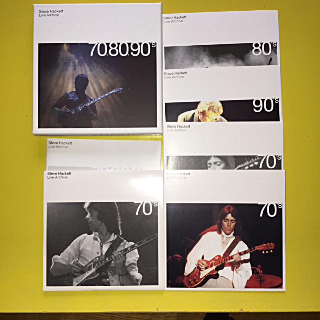 超貴重 限定 5枚組 Steve Hackett Live Archive
