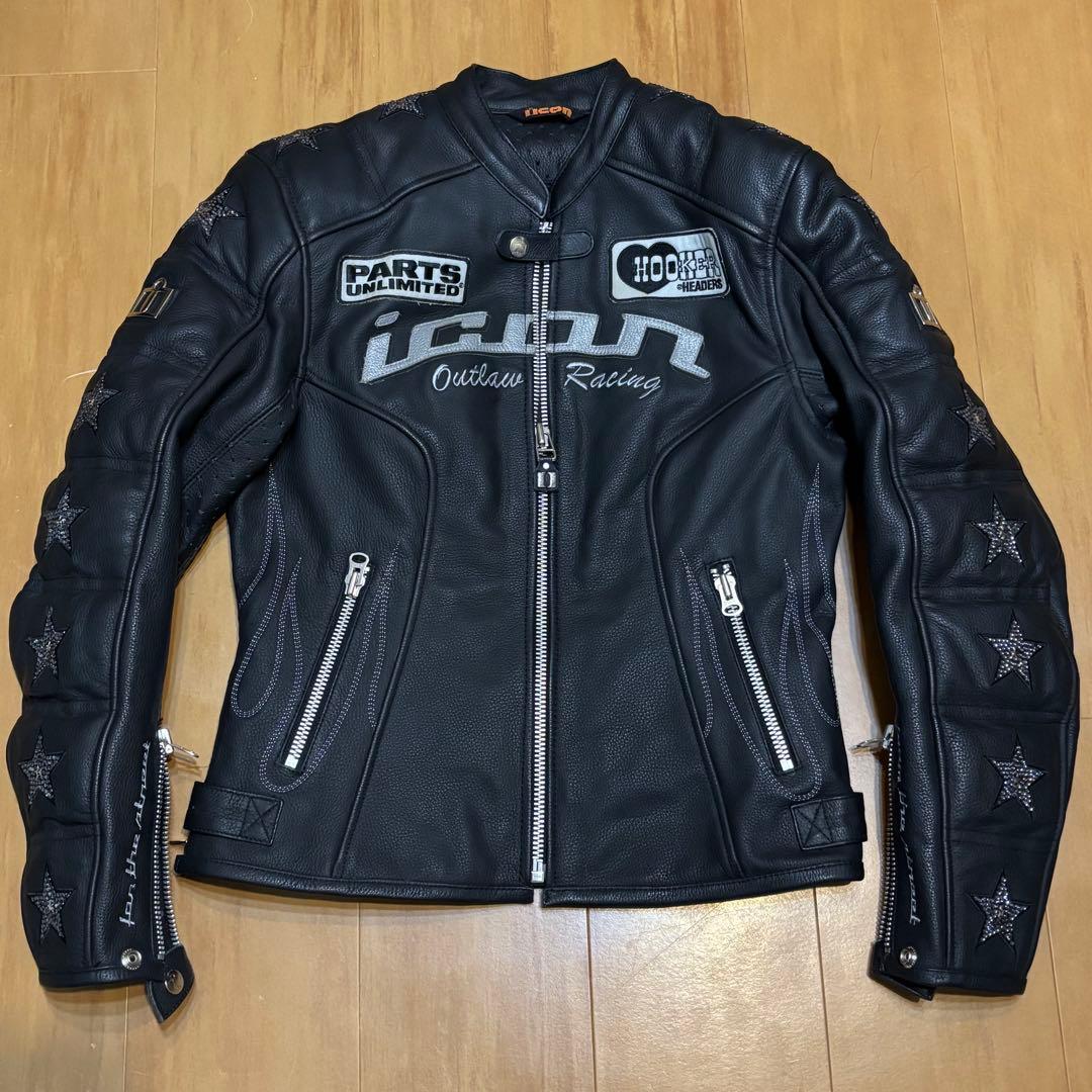 ★希少★Icon Kitty leather Jacket ライダースジャケット
