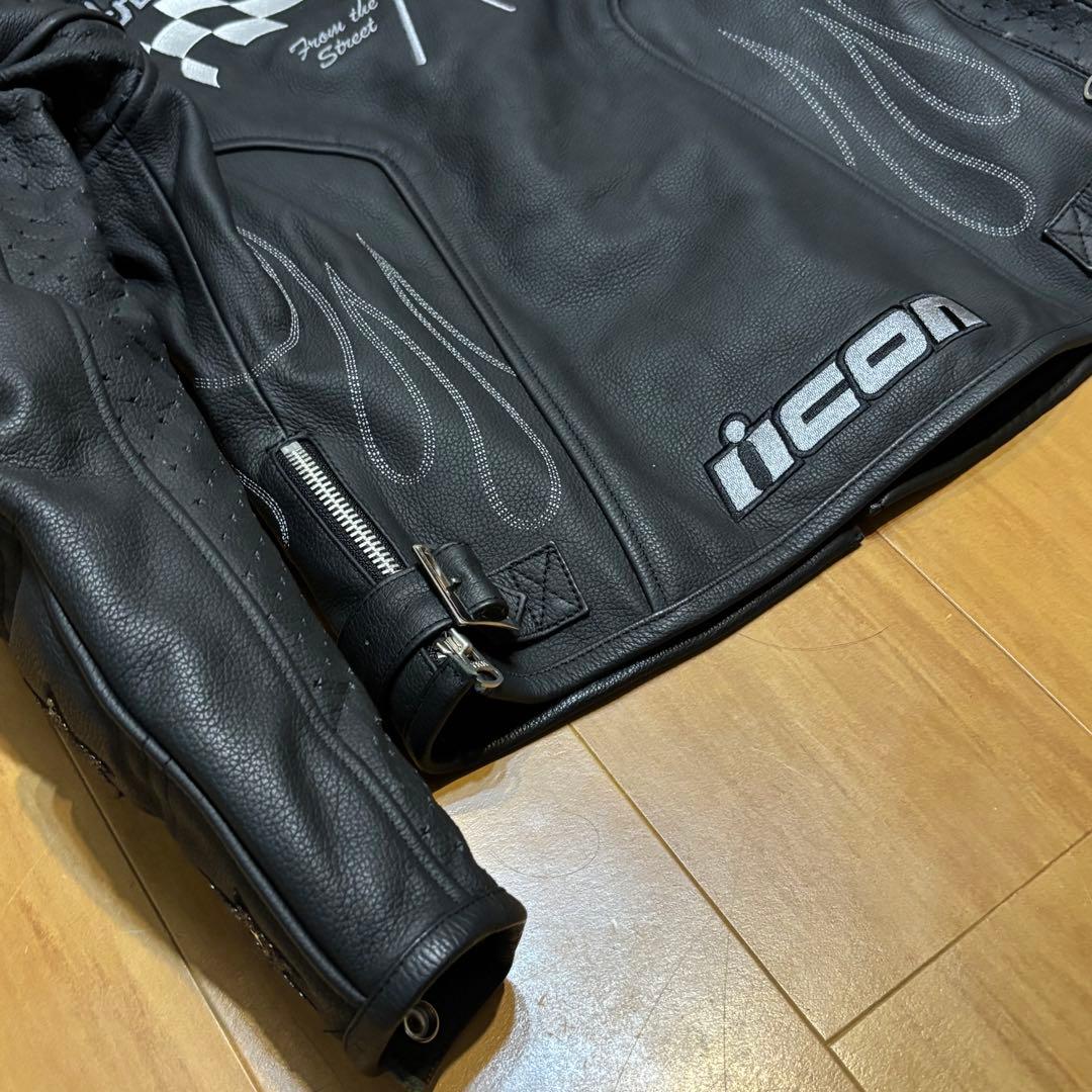 ★希少★Icon Kitty leather Jacket ライダースジャケット