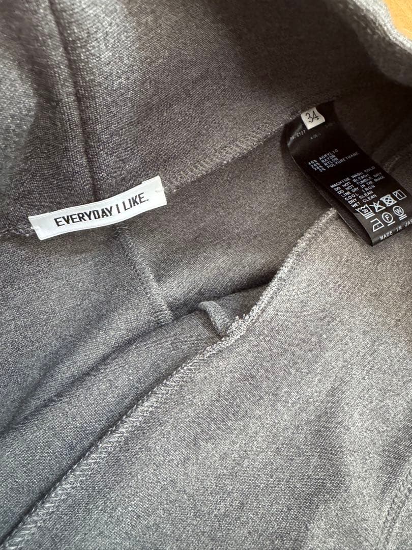 ドゥーズィエムクラス WarmZipレギンスパンツ　グレー　34