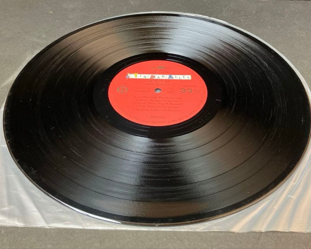 細野晴臣　ハリーホソノ　泰安洋行　ボンボヤージュ　レコード