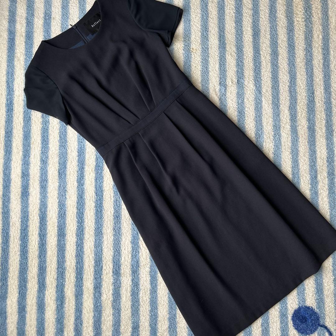 お受験用　濃紺ワンピース　7号