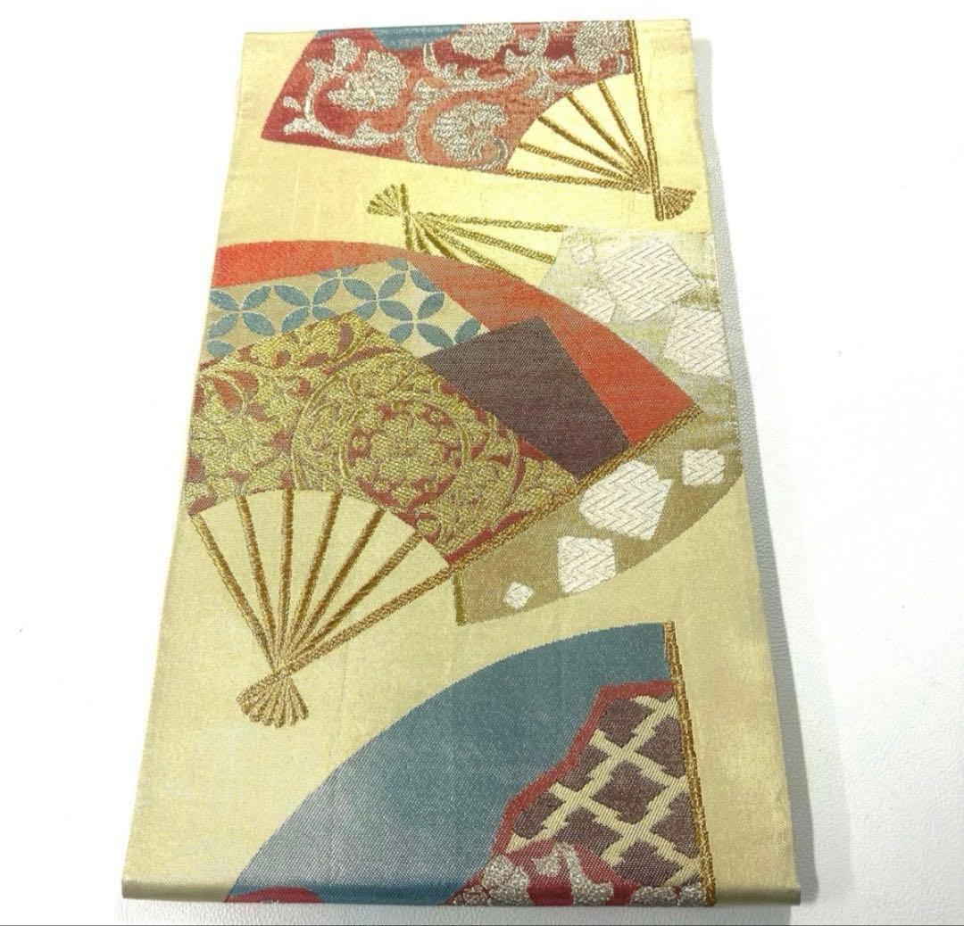 専用帯6044 5872 5944 三点セット●高級 正絹 六通 袋帯 ねじ梅