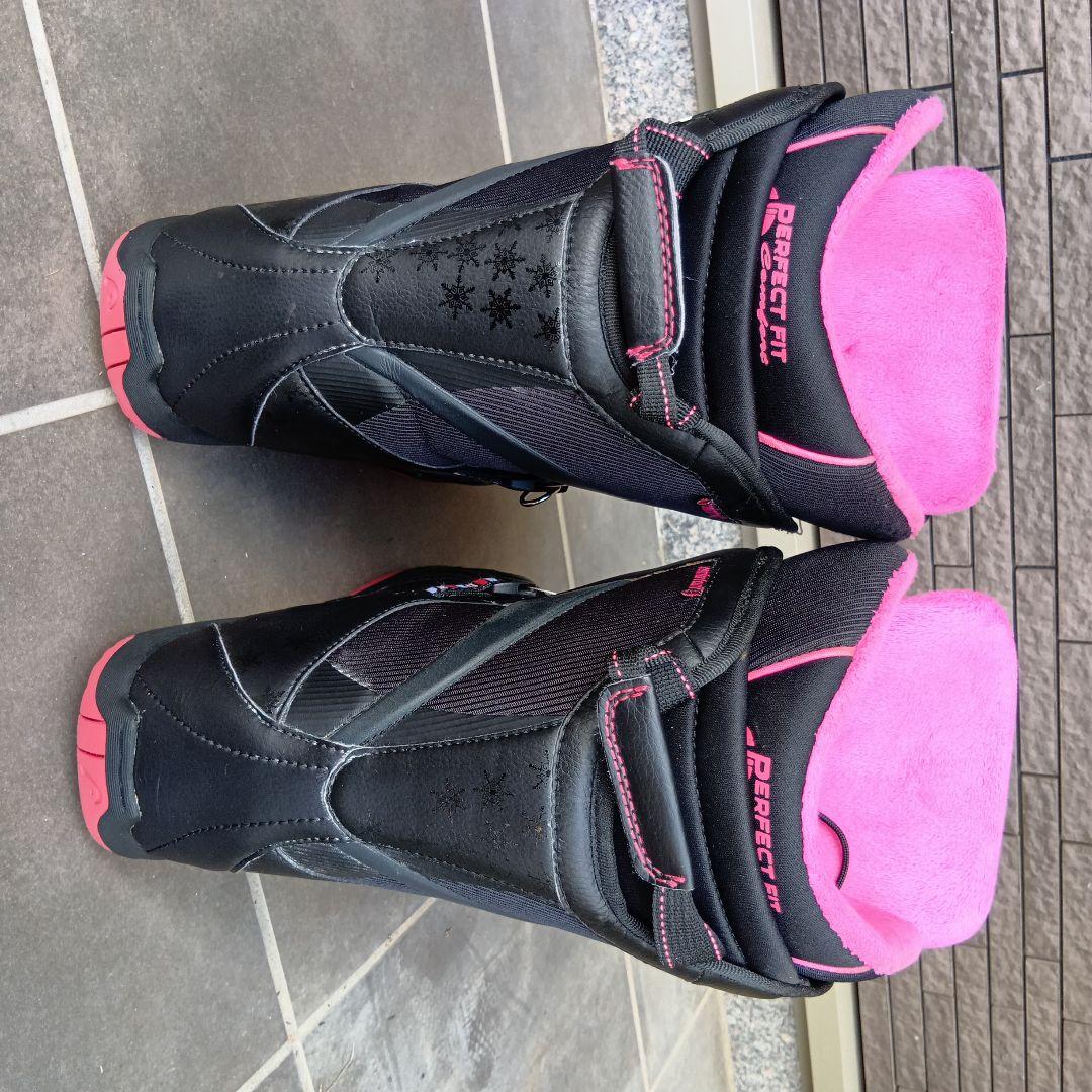 head　スノーボードブーツ 24.5cm ブラック/ピンク