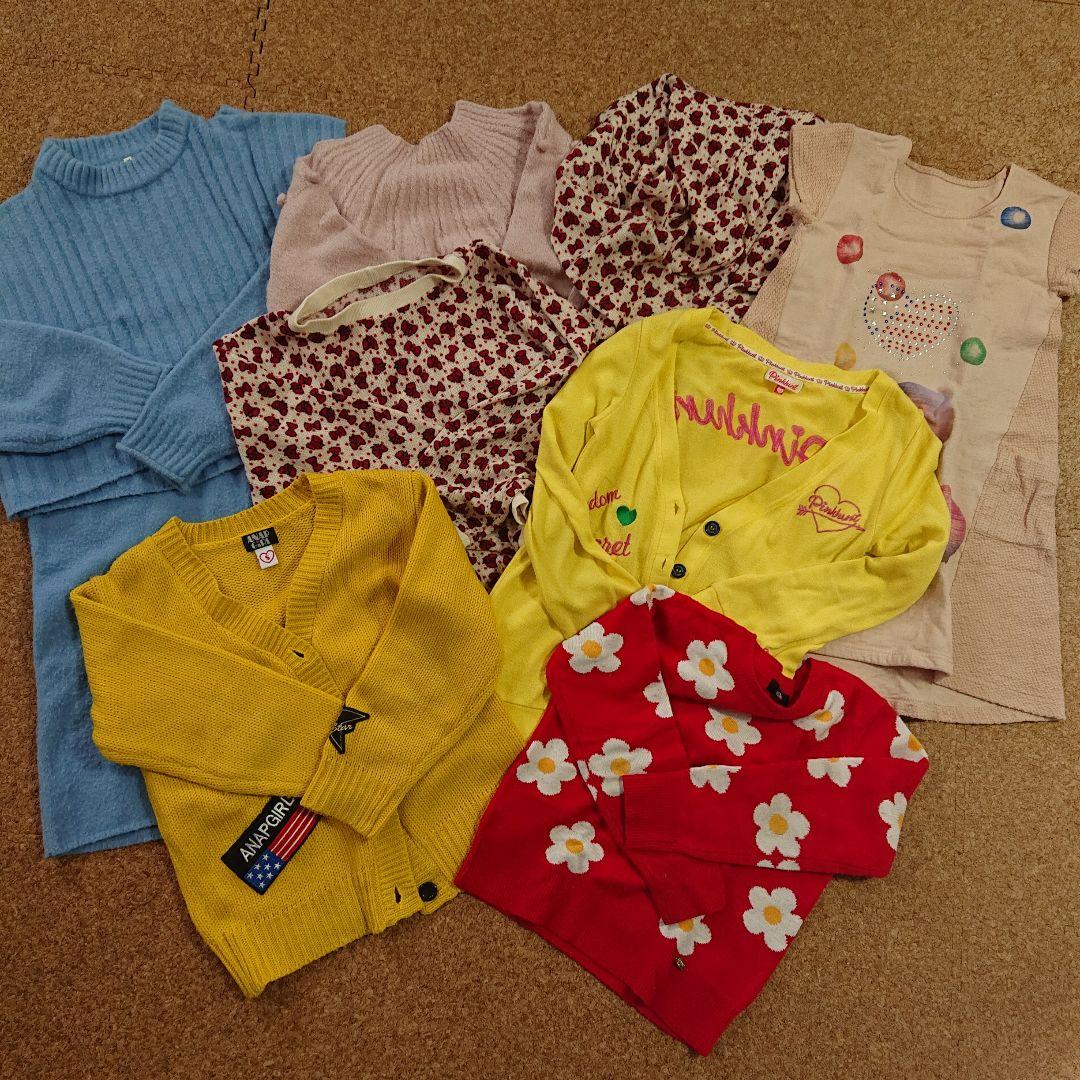 【サイズ140～150】まとめ売り 女の子 洋服 オールシーズン 大量 約70点